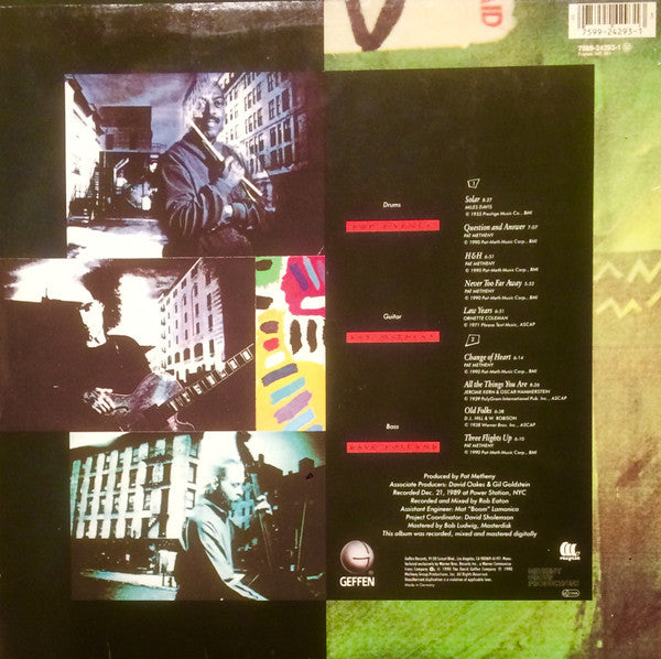 Pat Metheny, Dave Holland, Roy Haynes – Question And Answer LP vinyl record, image 2 of 7