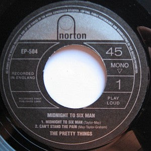 The Pretty Things – Midnight To Six Man 7" vinyl record, image 5 of 5