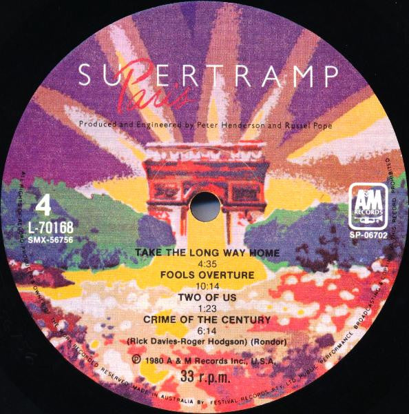 Supertramp – Paris (2xLP) LP vinyl record, image 8 of 10