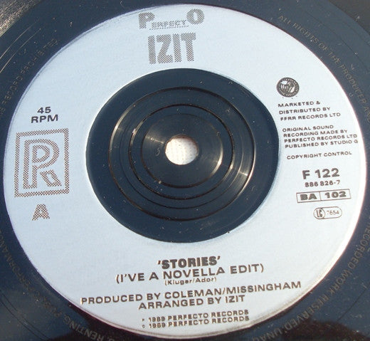Izit – Stories 7" vinyl record, image 3 of 4