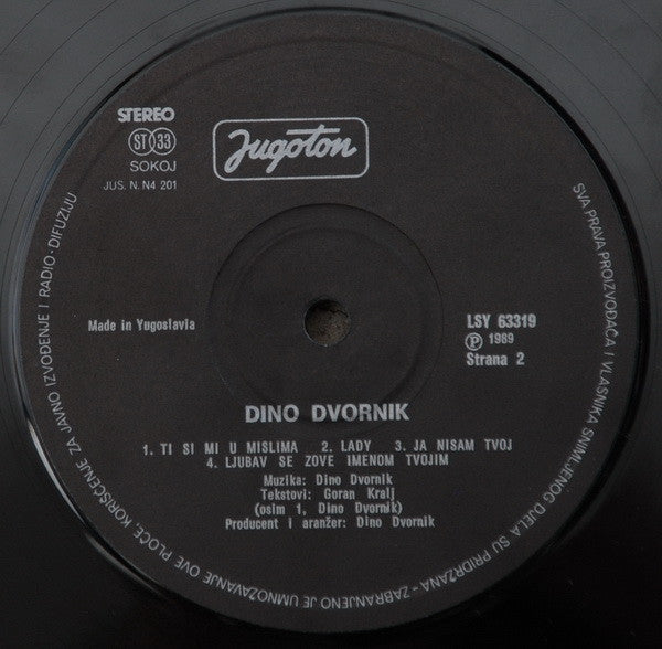 Dino Dvornik – Dino Dvornik LP vinyl record, image 4 of 6