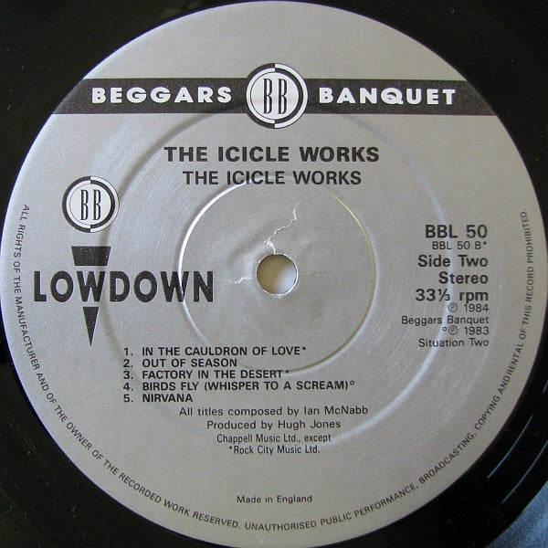 The Icicle Works – The Icicle Works LP vinyl record, image 3 of 4