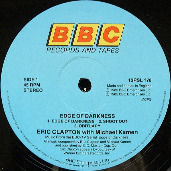 Eric Clapton, Michael Kamen – Edge Of Darkness 12" vinyl record, image 3 of 4