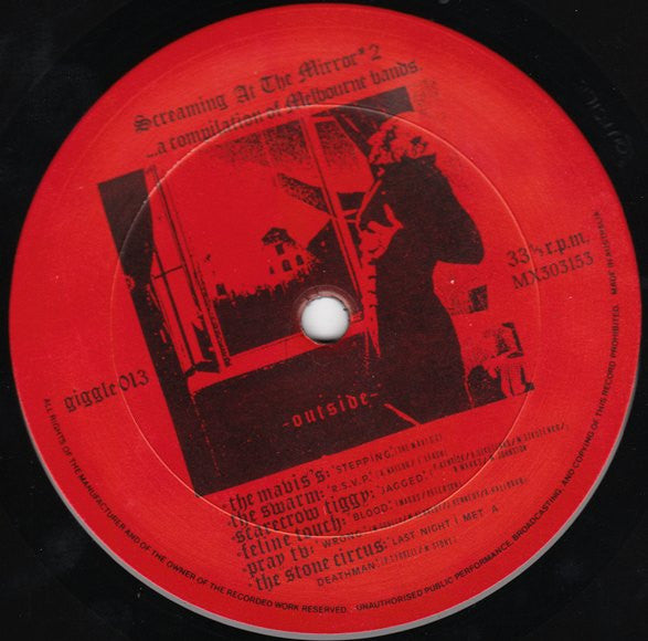 Various – Screaming At The Mirror II ... A Compilation Of Melbourne Bands LP vinyl record, image 3 of 4