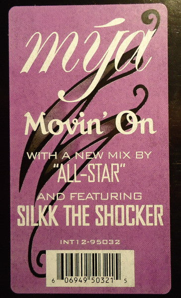 Mya – Movin' On 12" vinyl record, image 4 of 4