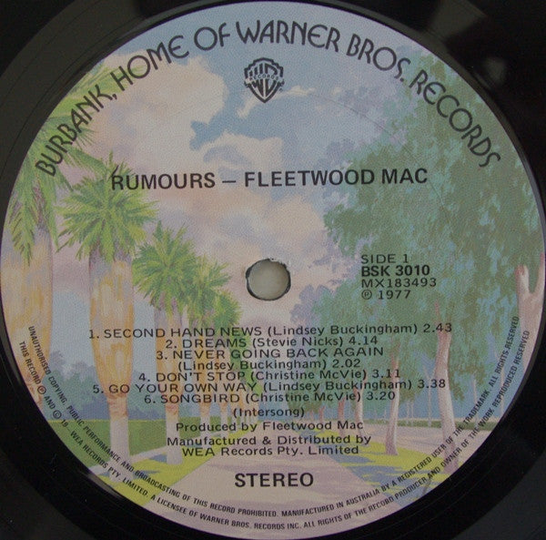 Fleetwood Mac – Rumours LP vinyl record, image 3 of 8