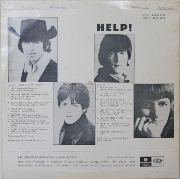 The Beatles – Help! LP vinyl record, image 2 of 4
