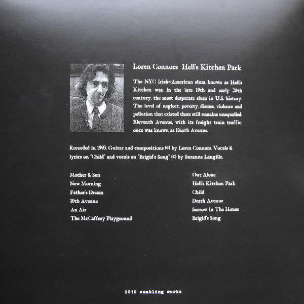 Loren Mazzacane Connors – Hell's Kitchen Park LP vinyl record, image 2 of 5