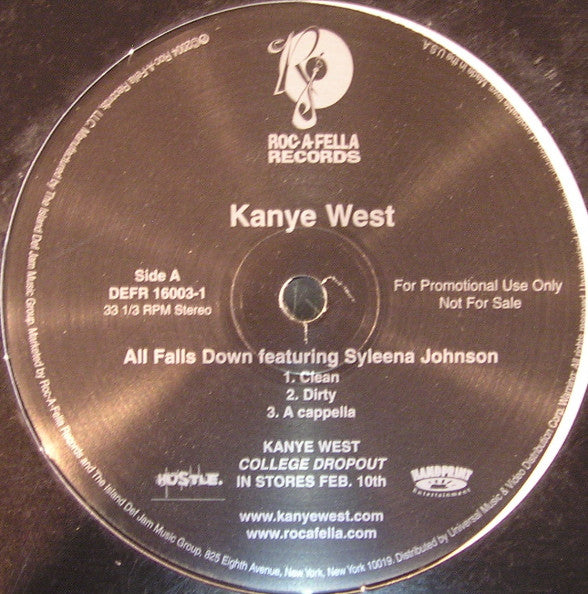 Kanye West – All Falls Down 12" vinyl record, image 1 of 3