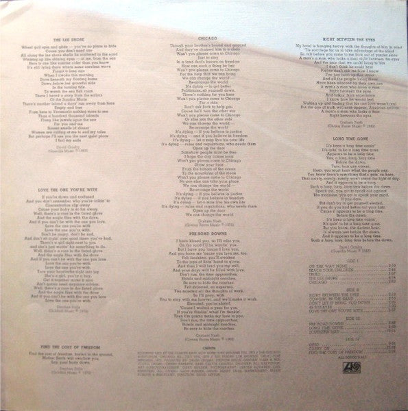 Crosby, Stills, Nash & Young – 4 Way Street (2xLP) LP vinyl record, image 10 of 10