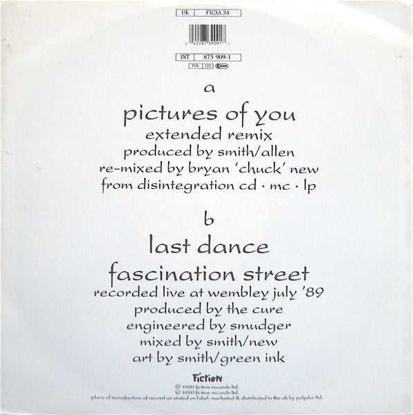 The Cure – Pictures Of You 12" vinyl record, image 2 of 4
