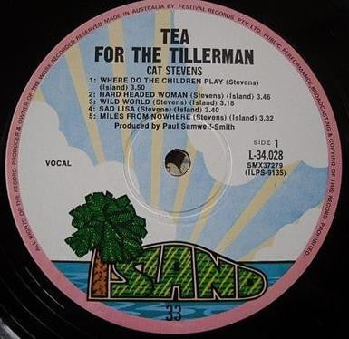 Cat Stevens – Tea For The Tillerman LP vinyl record, image 3 of 4