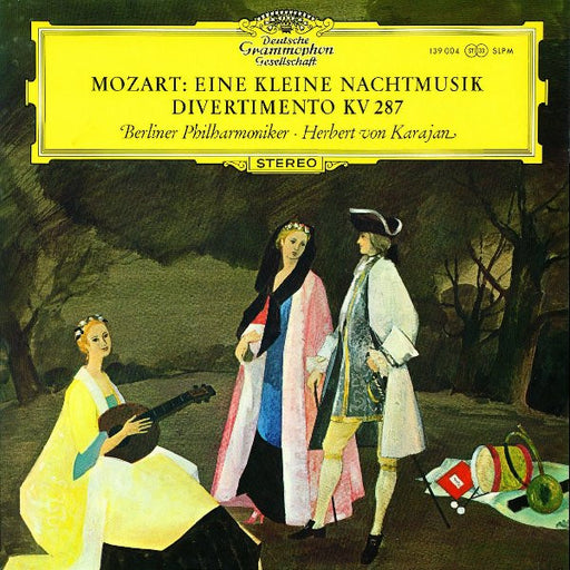 Wolfgang Amadeus Mozart, Berliner Philharmoniker, Herbert von Karajan – Eine Kleine Nachtmusik, Divertimento KV 287 LP vinyl record, image 1 of 4