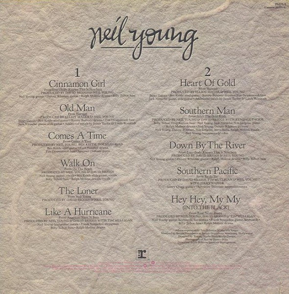 Neil Young – Greatest Hits LP vinyl record, image 2 of 4