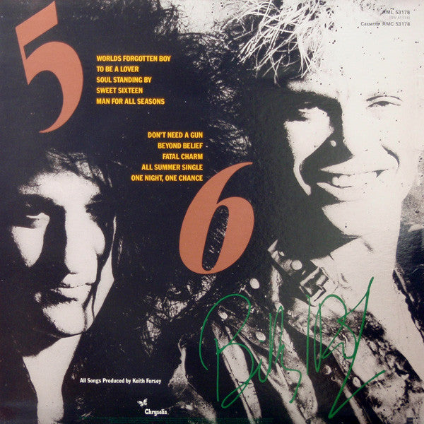 Billy Idol – Whiplash Smile LP vinyl record, image 2 of 6