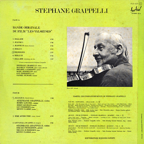 Stéphane Grappelli – Les Valseuses LP vinyl record, image 2 of 4