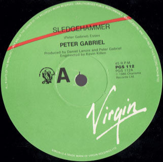 Peter Gabriel – Sledgehammer 12" vinyl record, image 2 of 3