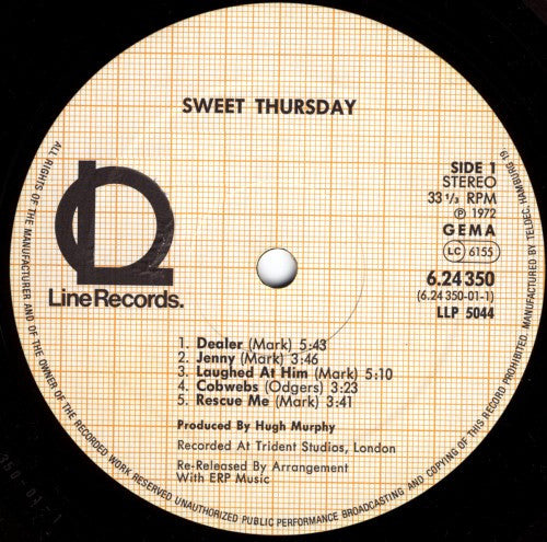 Sweet Thursday – Sweet Thursday LP vinyl record, image 6 of 6
