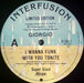 Giorgio Moroder – I Wanna Funk With You Tonite / Knights In White Satin 12" vinyl record, image 1 of 2