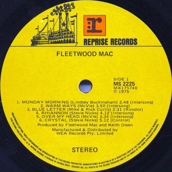 Fleetwood Mac – Fleetwood Mac LP vinyl record, image 3 of 4