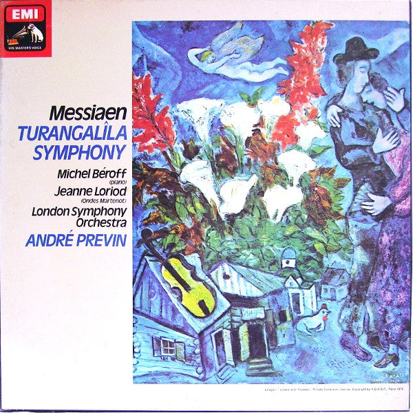 Olivier Messiaen, Michel Béroff, Jeanne Loriod, London Symphony Orchestra, André Previn – Turangalîla Symphony (2xLP) LP vinyl record, image 1 of 4