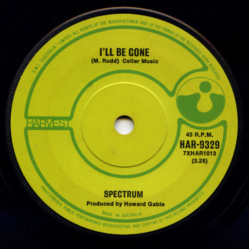 Spectrum – I'll Be Gone / Launching Place, Part II 7" vinyl record, image 1 of 2
