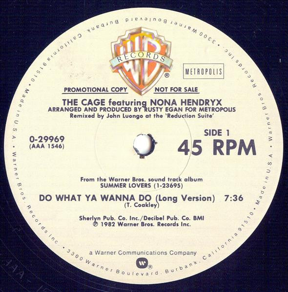 The Cage, Nona Hendryx – Do What Ya Wanna Do 12" vinyl record, image 2 of 4