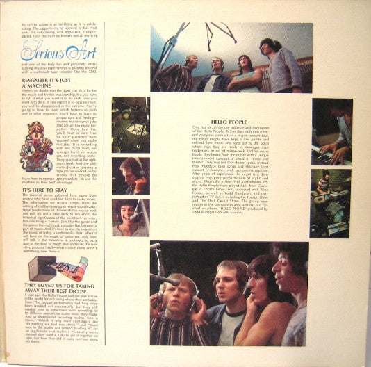 Dick Rosmini, Hello People – Home Made With Teac LP vinyl record, image 8 of 9