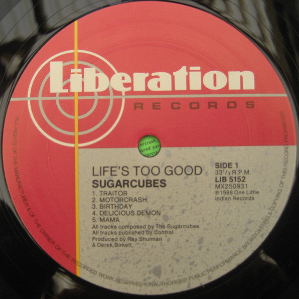 The Sugarcubes – Life's Too Good LP vinyl record, image 5 of 6