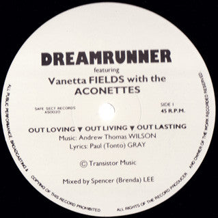 Dreamrunner – Out Loving Out Living Out Lasting 12" vinyl record, image 2 of 5