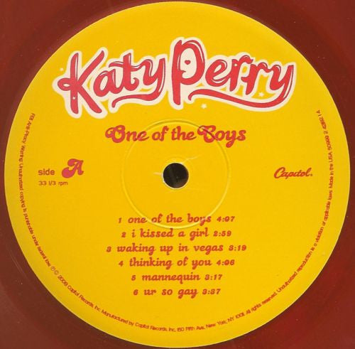 Katy Perry – One Of The Boys LP vinyl record, image 6 of 10