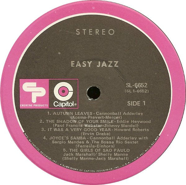 Various – Easy Jazz LP vinyl record, image 3 of 4