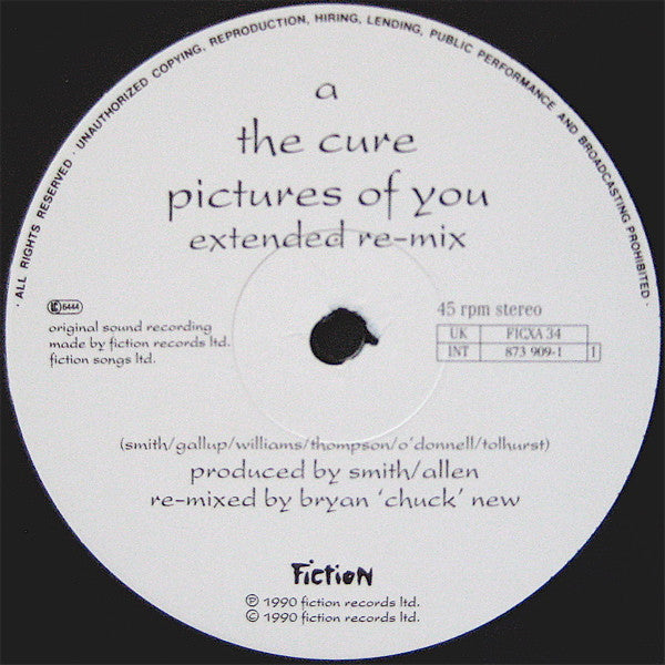 The Cure – Pictures Of You 12" vinyl record, image 3 of 4