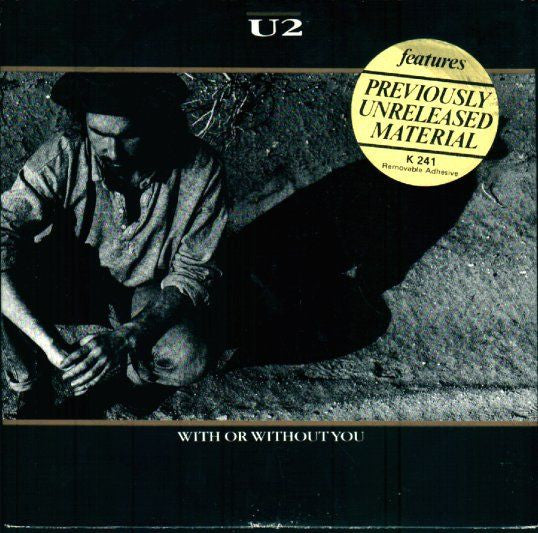 U2 – With Or Without You 7" vinyl record, image 1 of 4