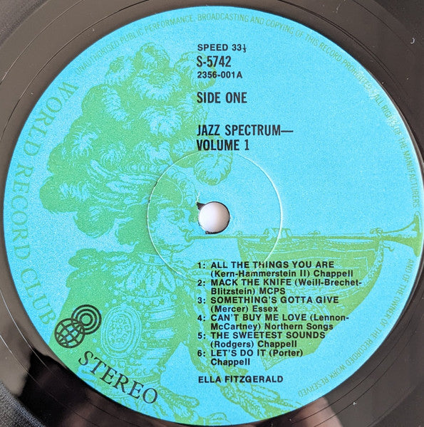 Ella Fitzgerald – Jazz Spectrum Vol. 1 LP vinyl record, image 3 of 4