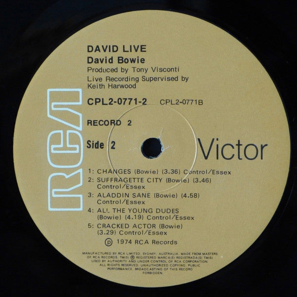 David Bowie – David Live (2xLP) LP vinyl record, image 5 of 7