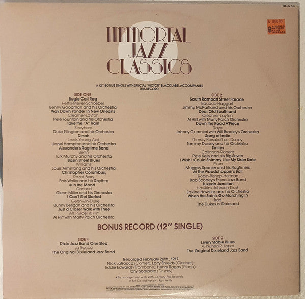 Various – Immortal Jazz Classics LP vinyl record, image 2 of 9