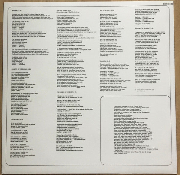 Iron Maiden – The Number Of The Beast LP vinyl record, image 8 of 9