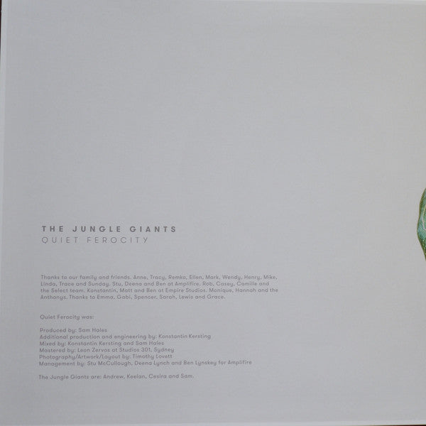 The Jungle Giants – Quiet Ferocity LP vinyl record, image 4 of 10