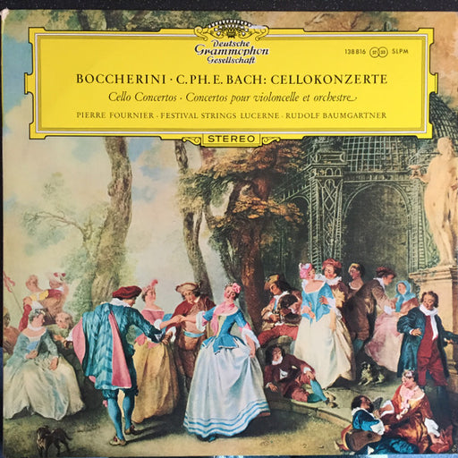 Luigi Boccherini, Carl Philipp Emanuel Bach, Pierre Fournier, Festival Strings Lucerne, Rudolf Baumgartner – Cellokonzerte