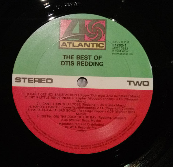 Otis Redding – The Best Of Otis Redding LP vinyl record, image 4 of 4
