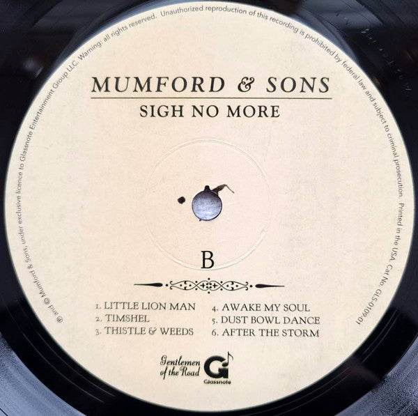 Mumford & Sons – Sigh No More LP vinyl record, image 4 of 6
