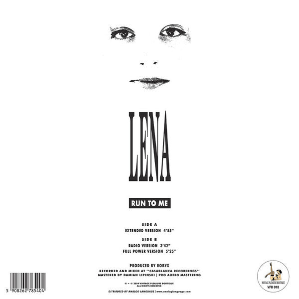 Lena – Run To Me 12" vinyl record, image 2 of 6
