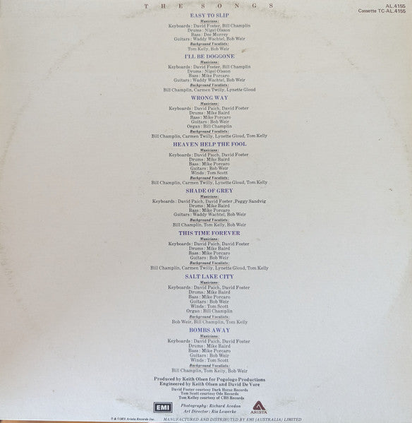 Bob Weir – Heaven Help The Fool LP vinyl record, image 2 of 5