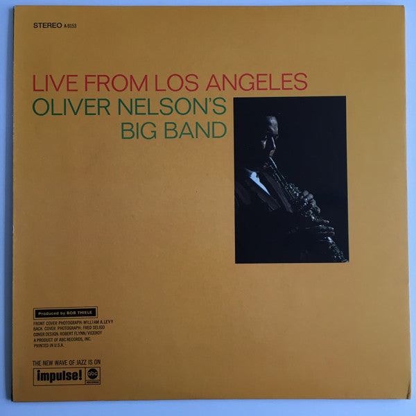 Oliver Nelson's Big Band – Live From Los Angeles LP vinyl record, image 4 of 6