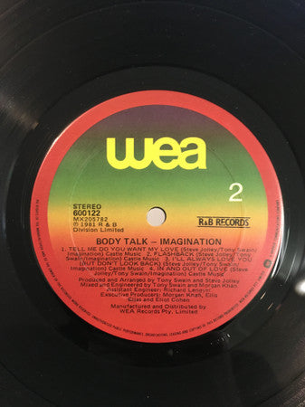 Imagination – Body Talk LP vinyl record, image 4 of 4