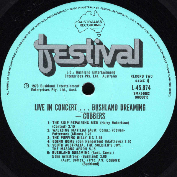 Cobbers – Bushland Dreaming (2xLP) LP vinyl record, image 8 of 8