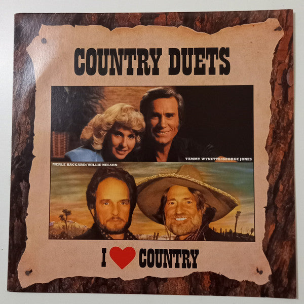 Various – Country Duets - I Love Country LP vinyl record, image 1 of 4