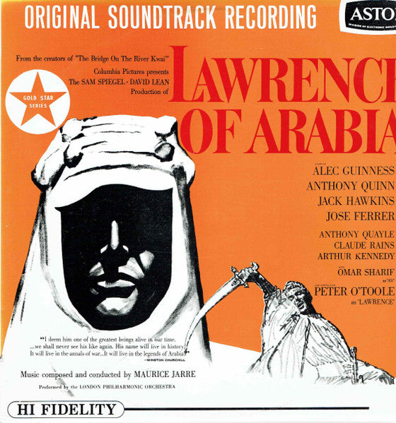 Maurice Jarre, London Philharmonic Orchestra – Original Soundtrack Recording: Lawrence Of Arabia LP vinyl record, image 1 of 3