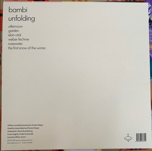 Bambi – Unfolding 12" vinyl record, image 2 of 5